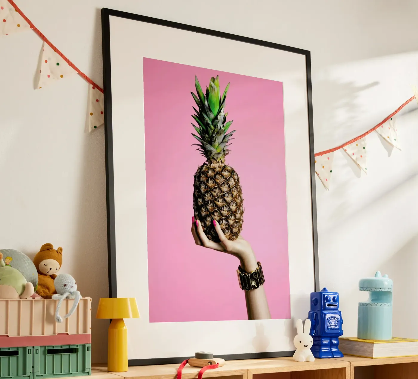 Pineapple poster by Laura Palm
