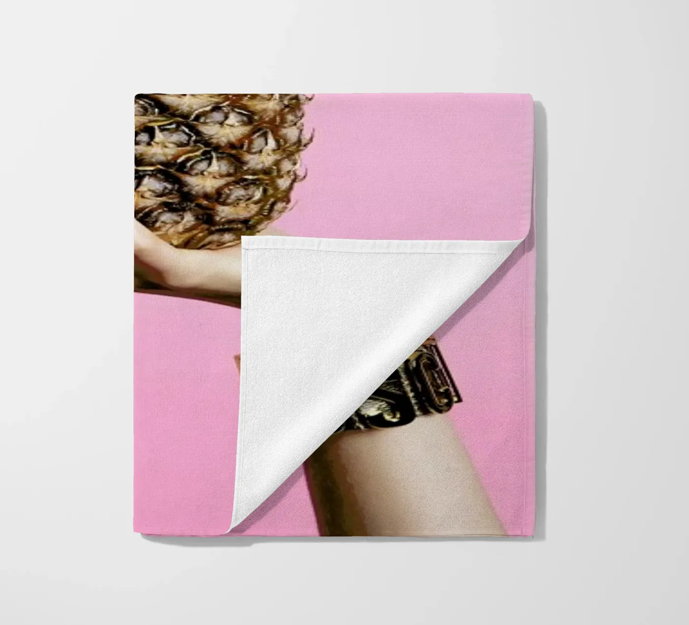 Pineapple beach towel by Laura Palm