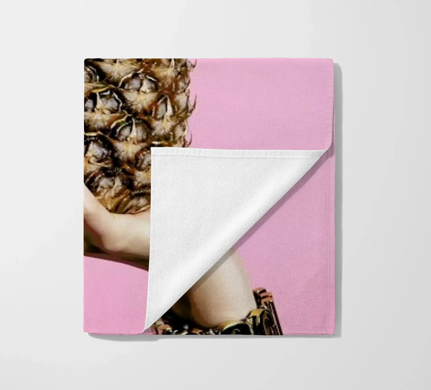 Pineapple beach towel by Laura Palm