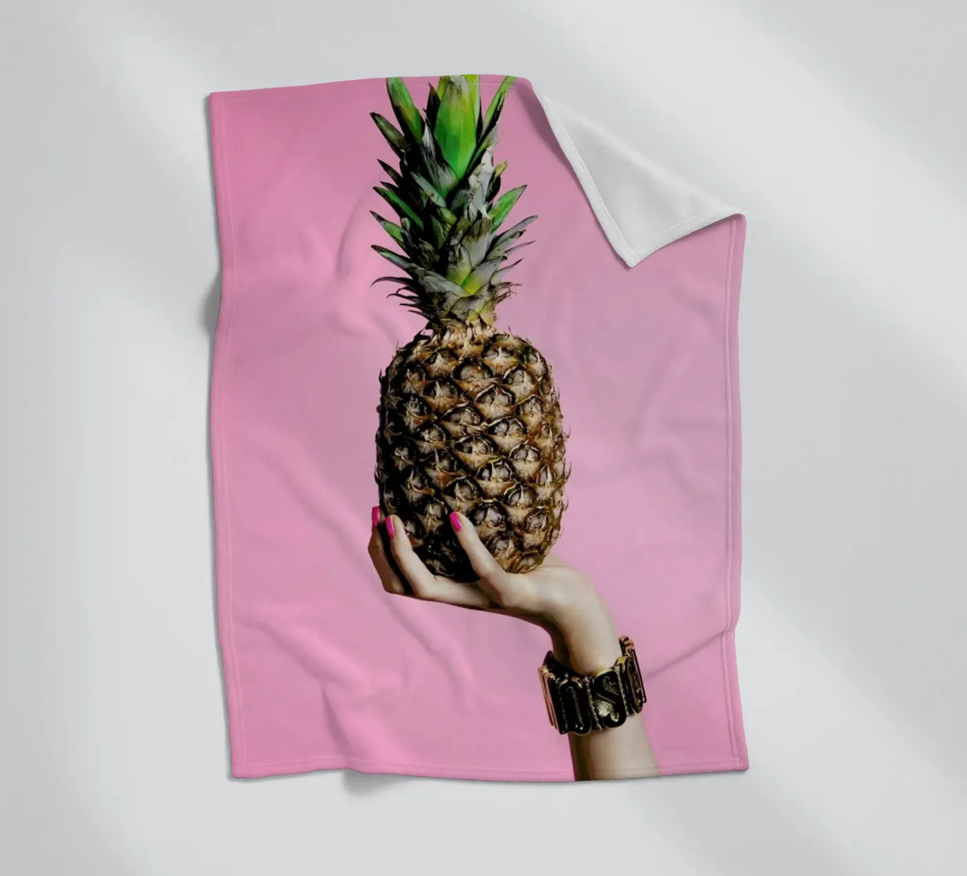 Pineapple Fleecedecke von Laura Palm