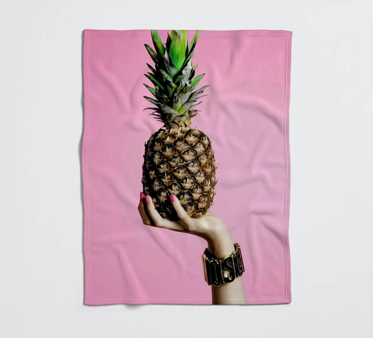 Pineapple fleecedeken van Laura Palm