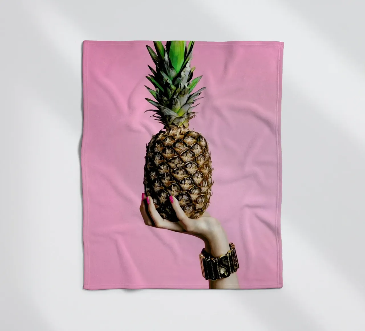 Pineapple fleecedeken van Laura Palm