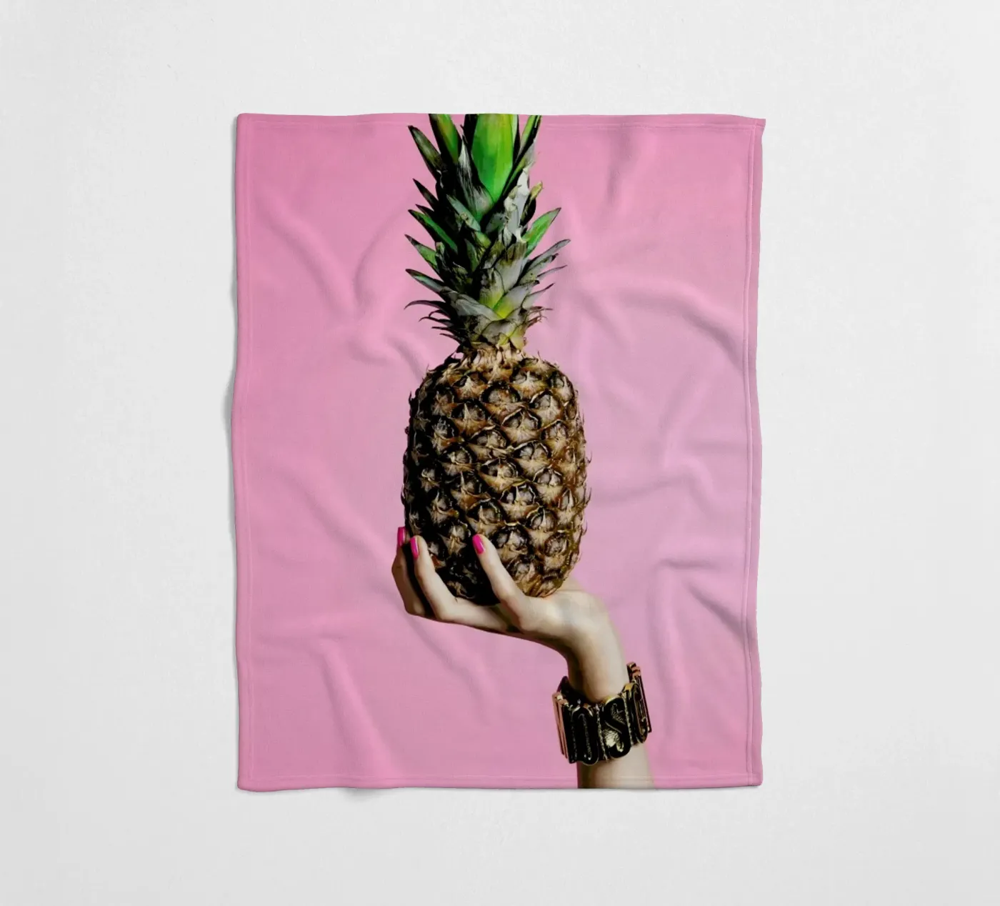 Pineapple Fleecedecke von Laura Palm