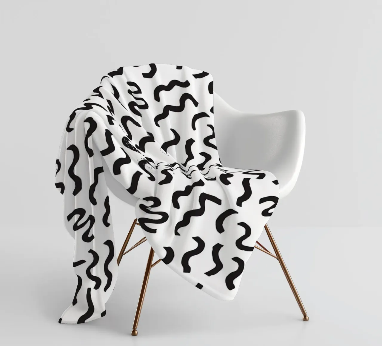 Black And White No 11 coperta in pile da treechild
