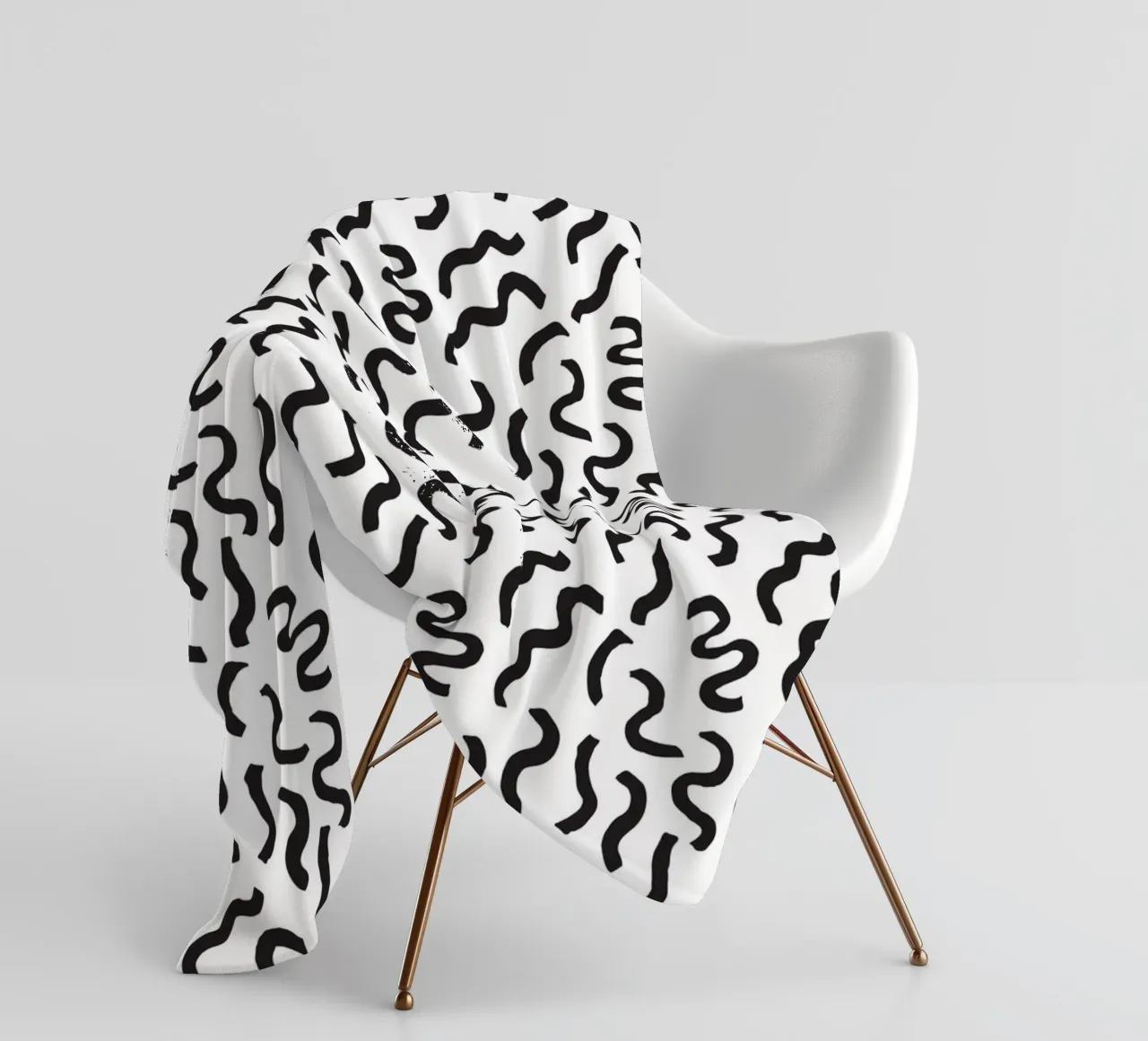 Black And White No 11 coperta in pile da treechild