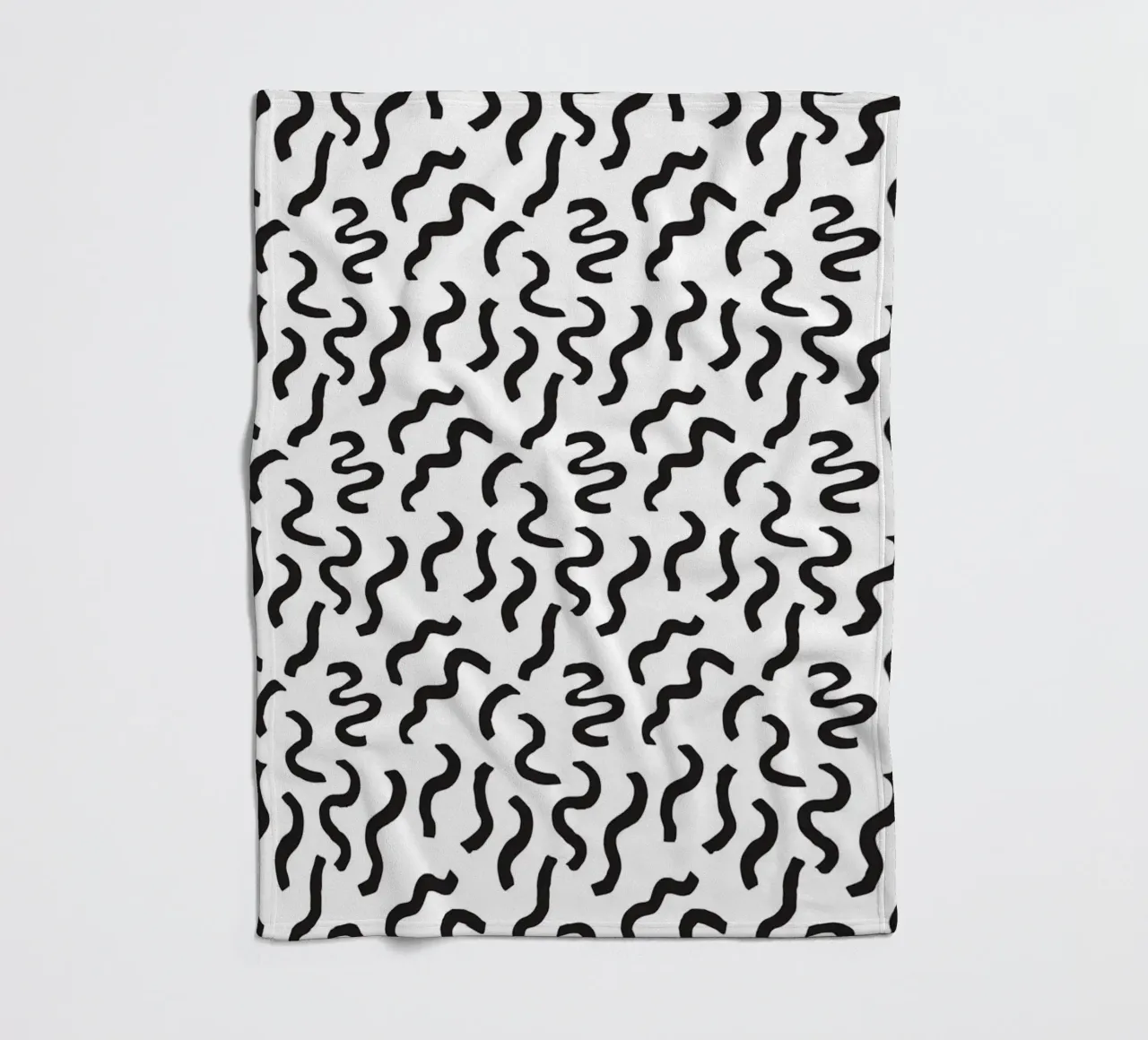 Black And White No 11 coperta in pile da treechild