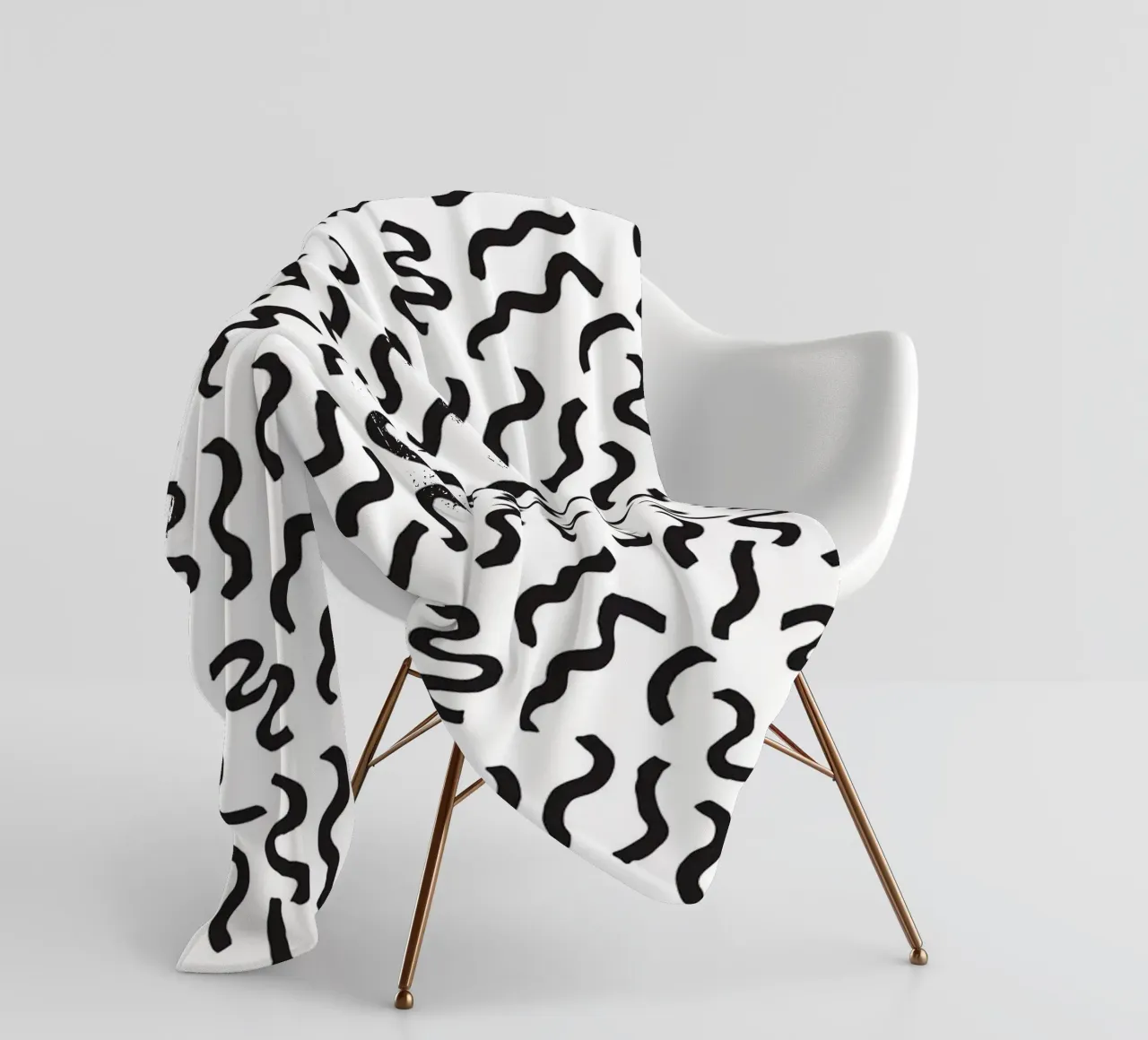 Black And White No 11 coperta in pile da treechild