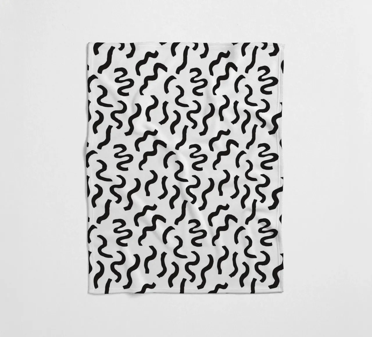 Black And White No 11 coperta in pile da treechild