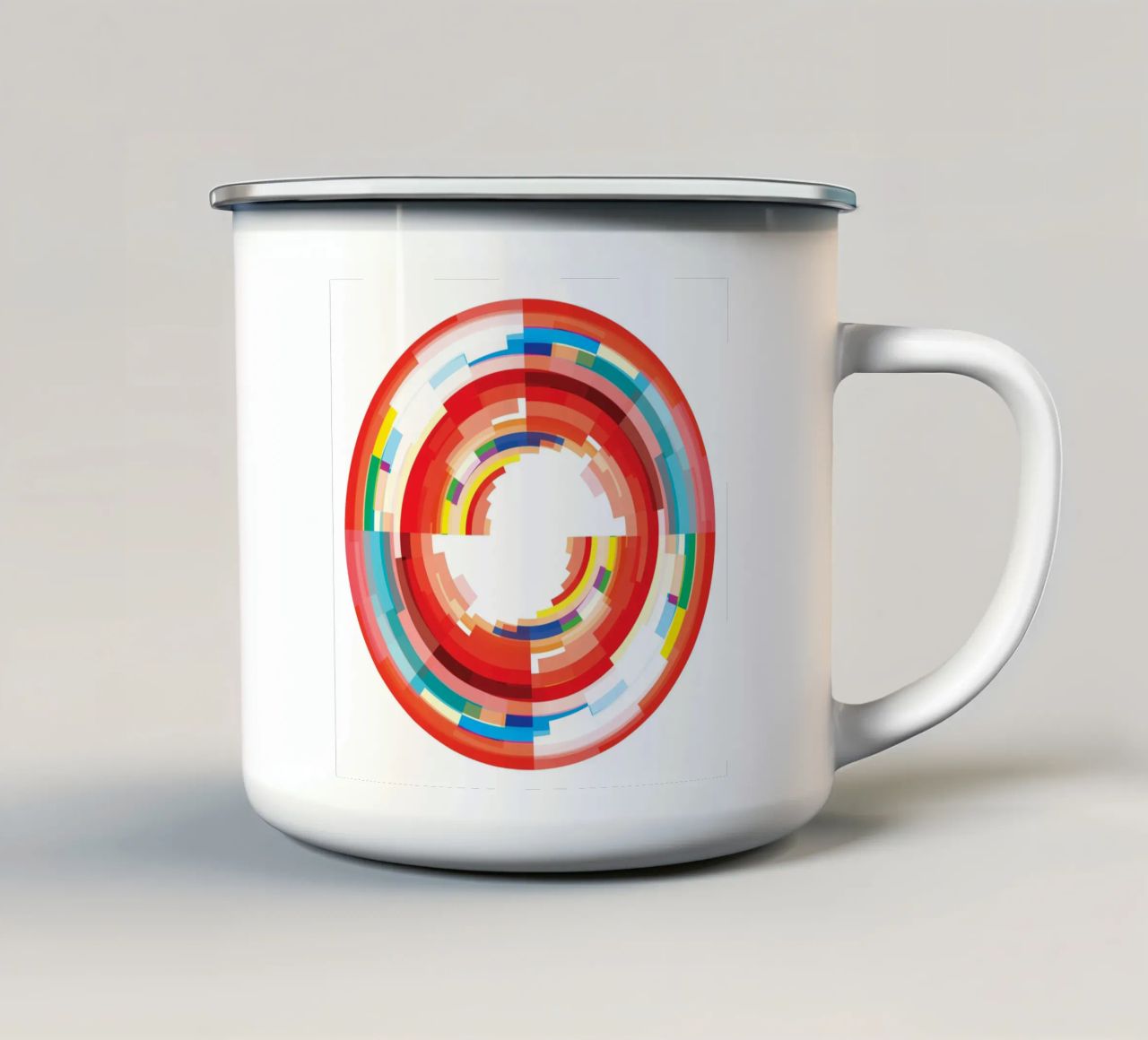 Vortice vibrante tazza in smalto da JaySan Studio