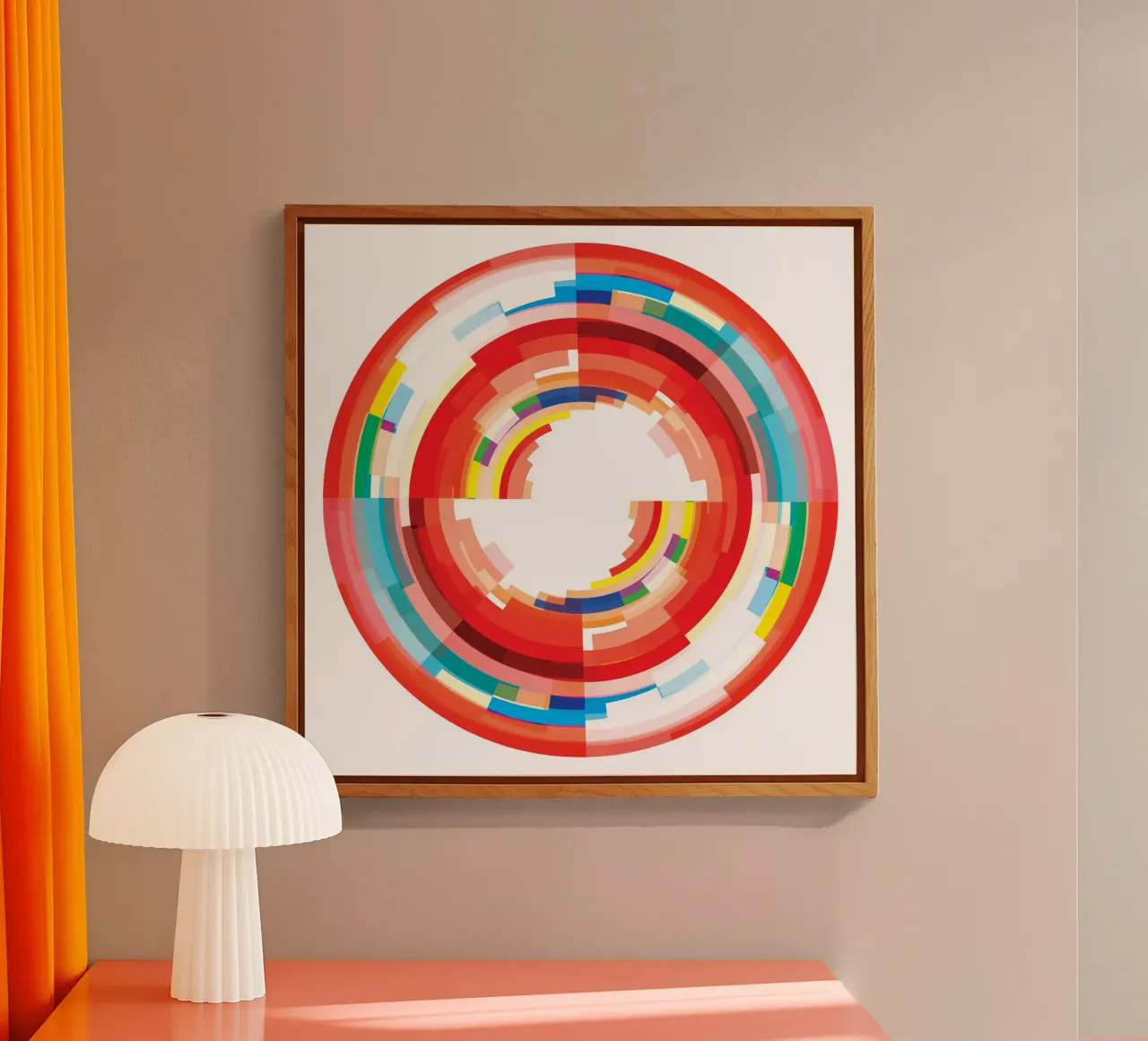 Vibrant Vortex plexiglas de JaySan Studio