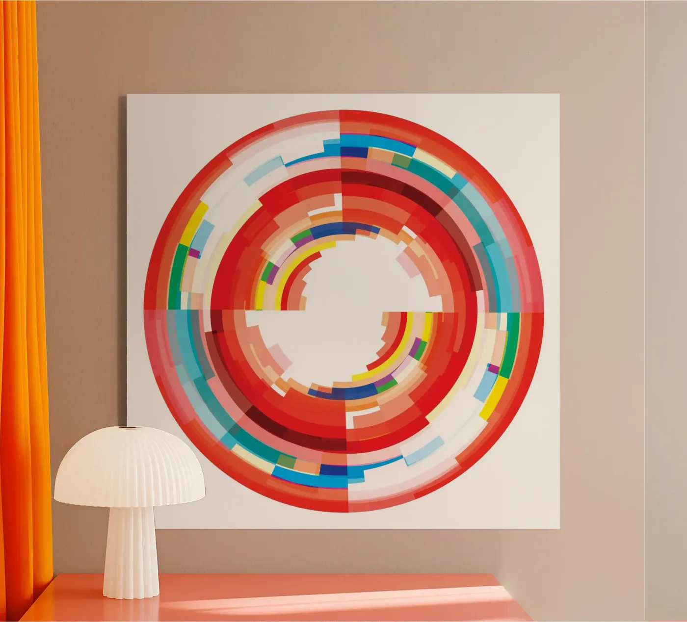 Vibrant Vortex plexiglas de JaySan Studio