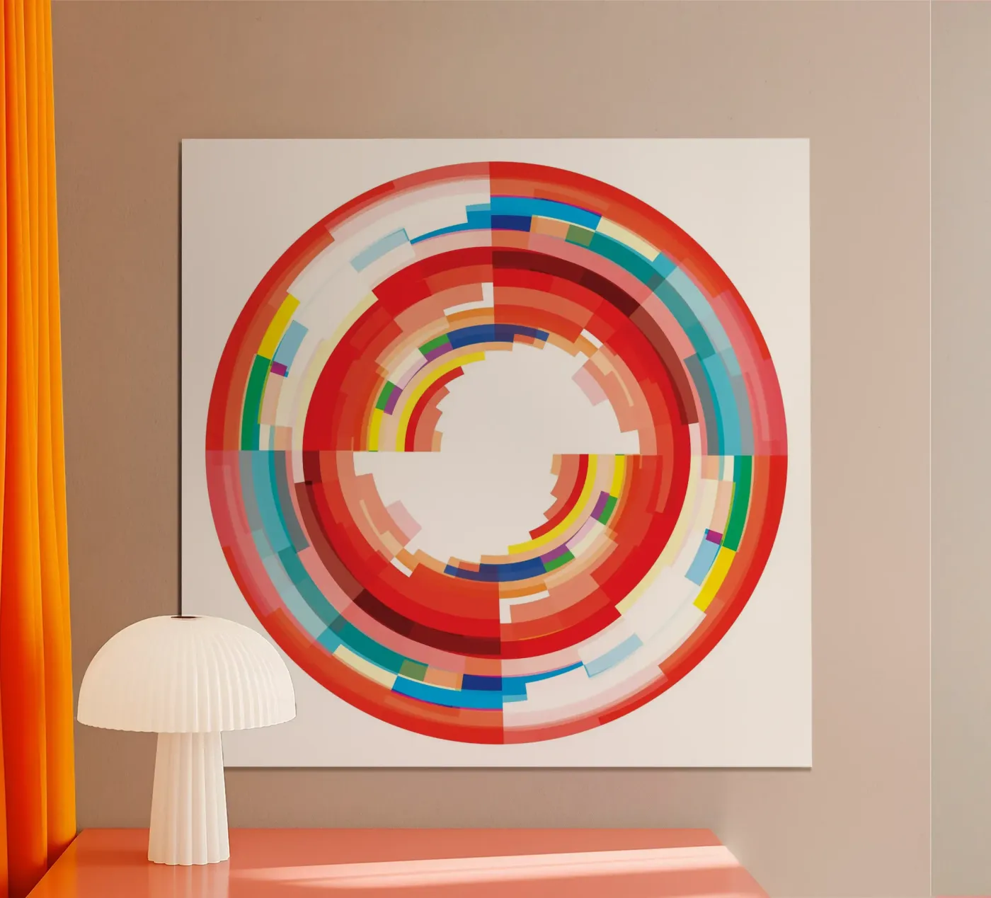 Vibrant Vortex Poster von JaySan Studio