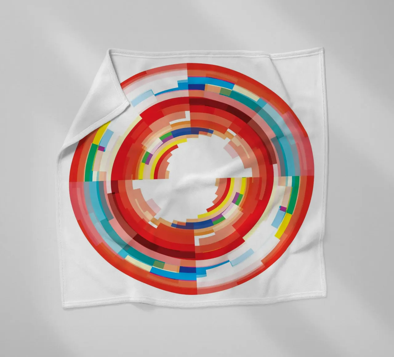 Levendige draaikolk fleecedeken van JaySan Studio