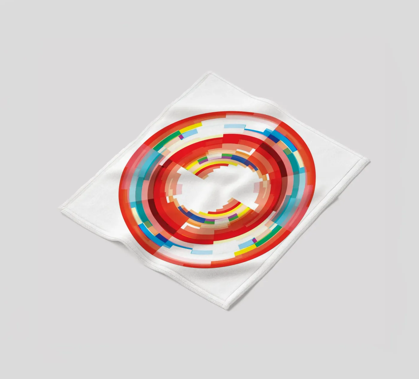 Vibrant Vortex Fleecedecke von JaySan Studio