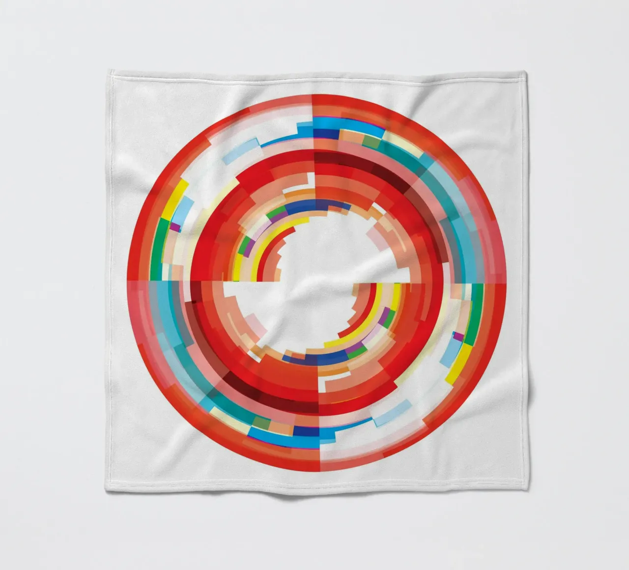 Levendige draaikolk fleecedeken van JaySan Studio