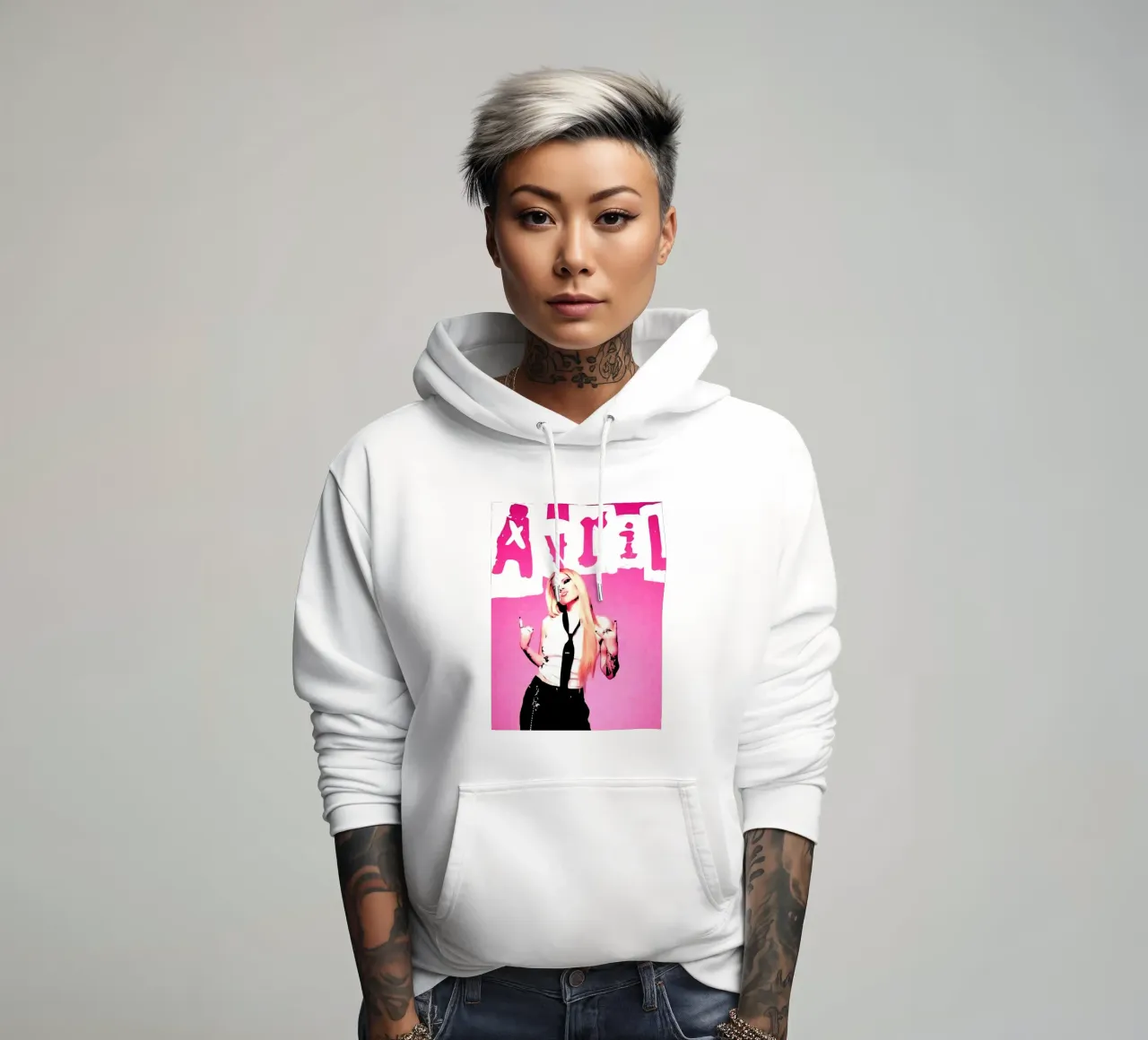Avril Lavigne 15 Art felpa con cappuccio da music soul