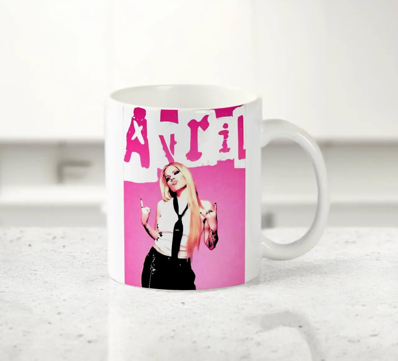 Avril Lavigne 15 Art tazza in ceramica da music soul