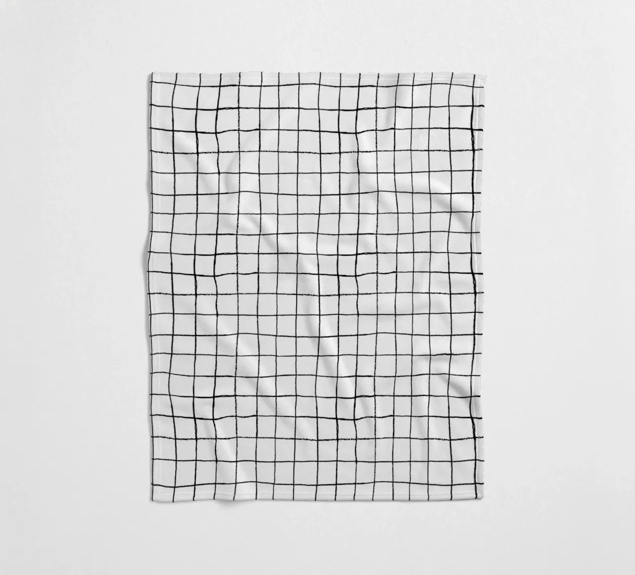 Black And White No 13 coperta in pile da treechild