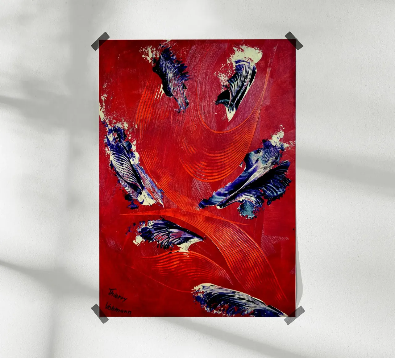 IDEAL GIFT 84 poster da Thierry Vobmann Abstract painting