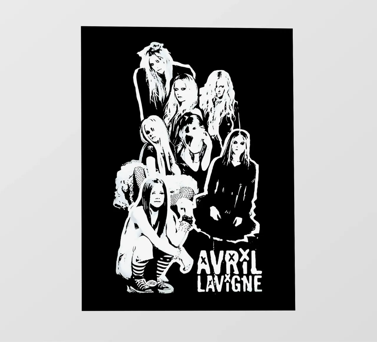 Avril Lavigne 16 Art pellicola backlit da music soul