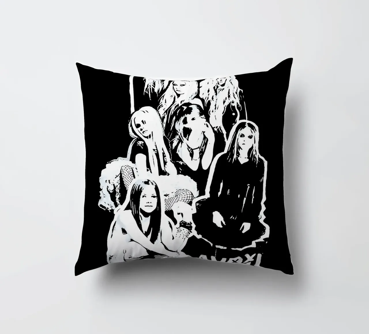Avril Lavigne 16 Art decorative cushion by music soul