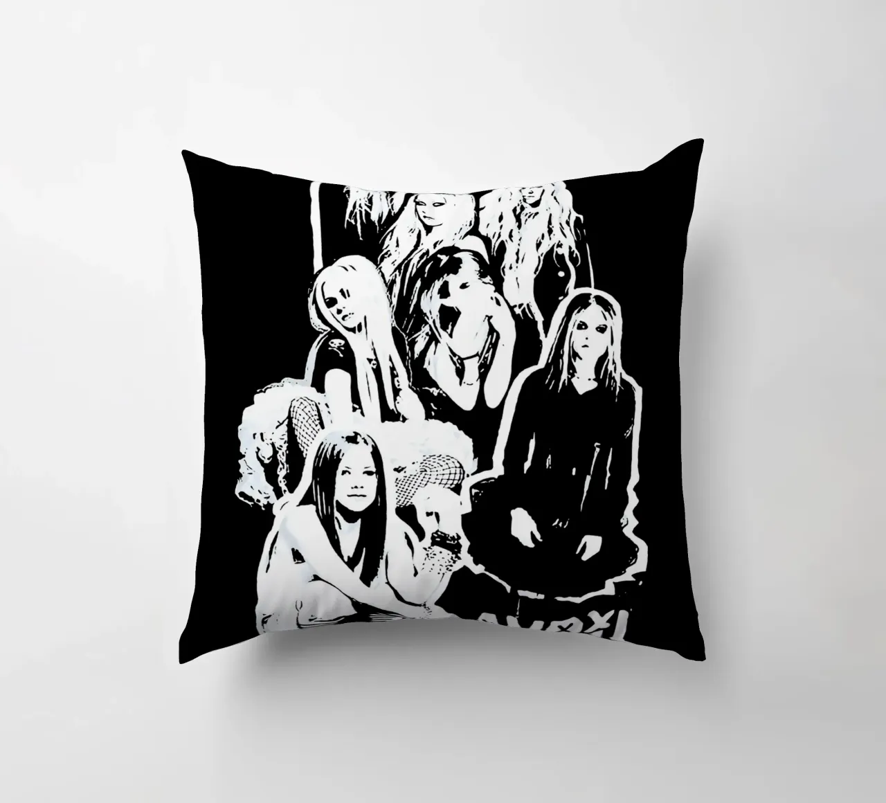 Avril Lavigne 16 Art decorative cushion by music soul