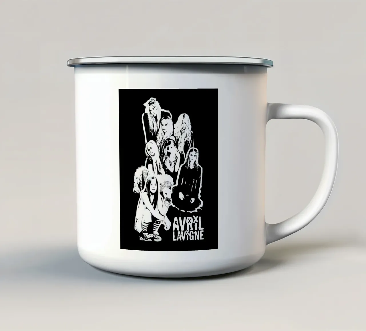 Avril Lavigne 16 Art tazza in smalto da music soul