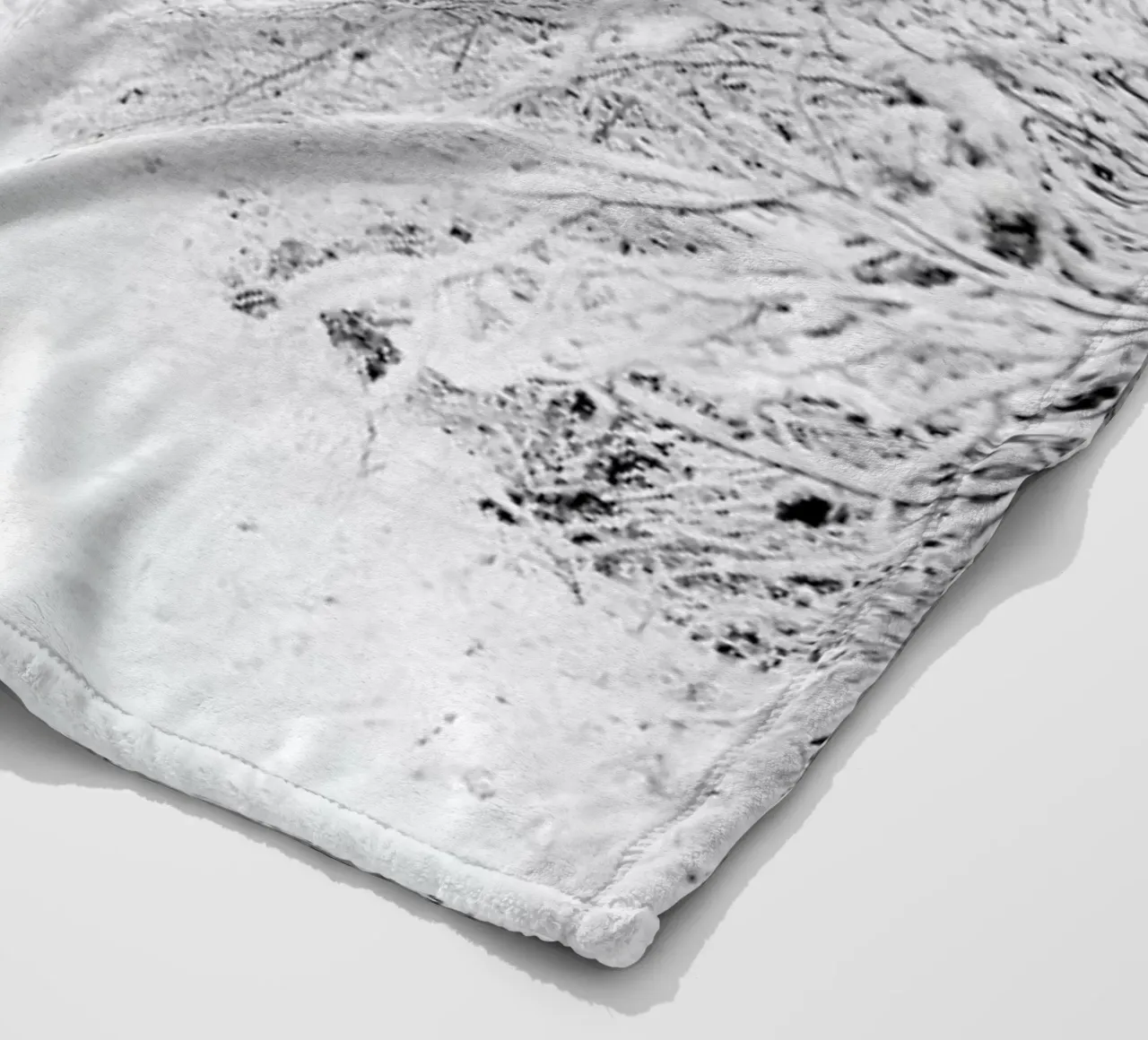 Walking in a Winter Wonderland fleece blanket by Laura Palm