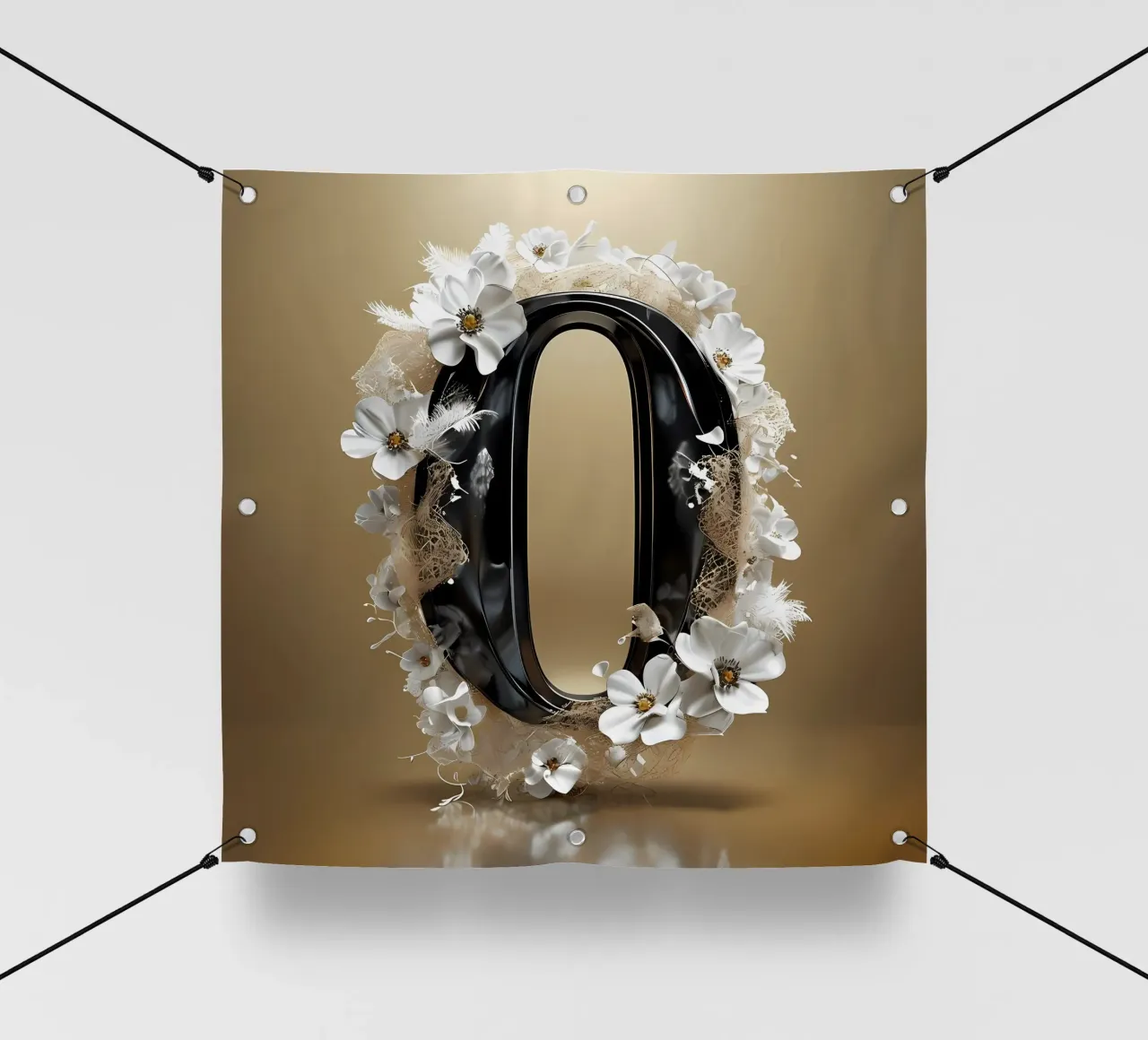 Il fiore numero 0 - Un capolavoro delicato telo in pvc da inspirational quote