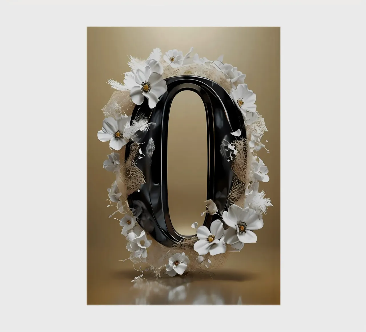 Floral Number 0 - Un chef-d'œuvre de délicatesse carnet de notes de inspirational quote