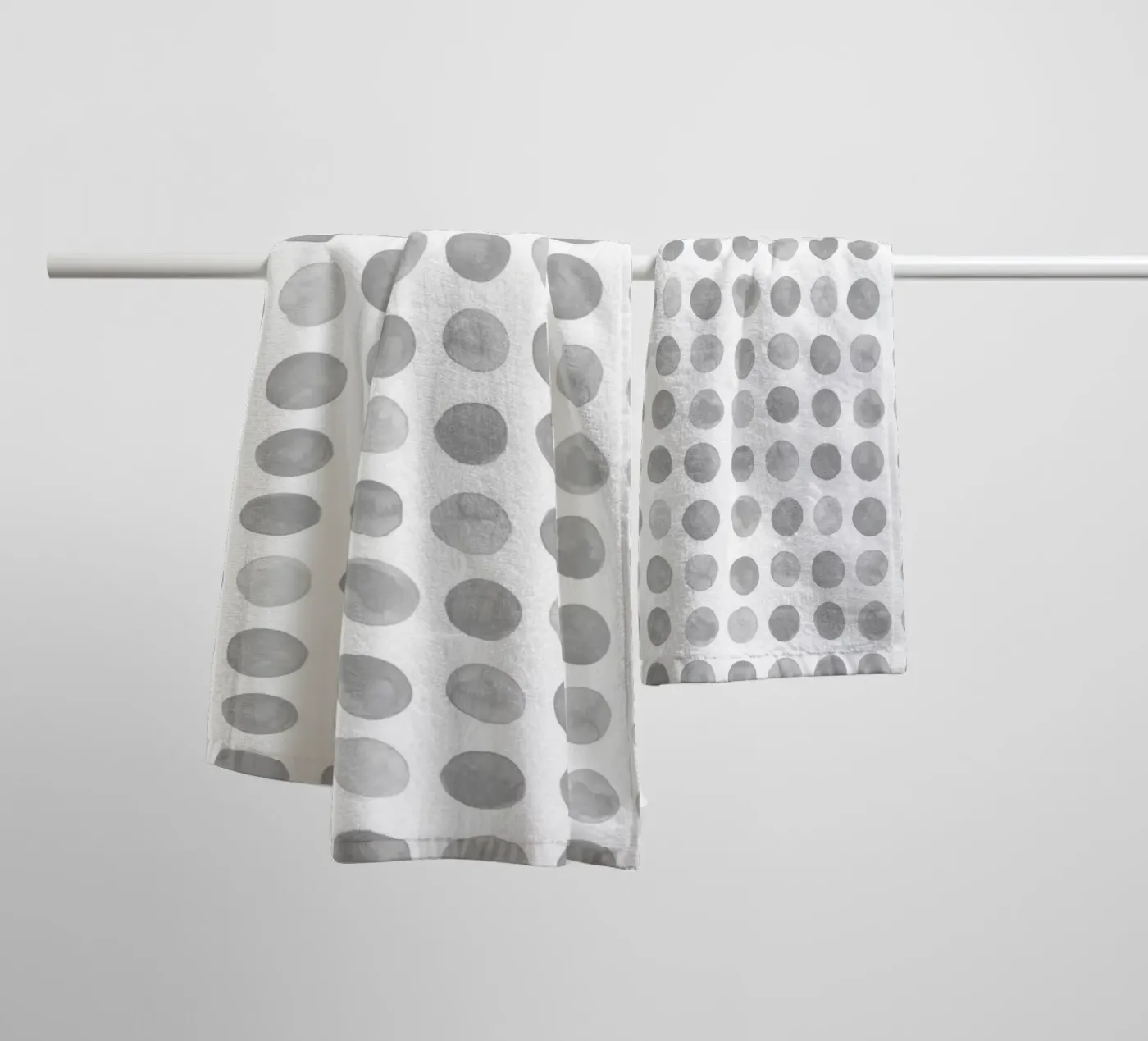 Gray Dots asciugamano da bagno da treechild