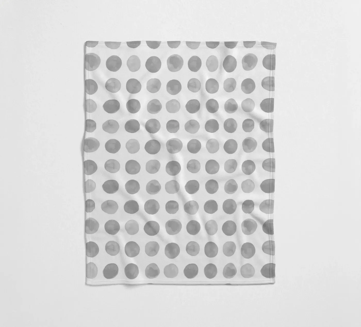 Gray Dots fleece blanket by treechild