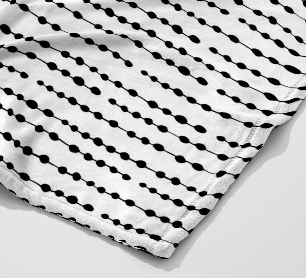 Black And White No 18 coperta in pile da treechild