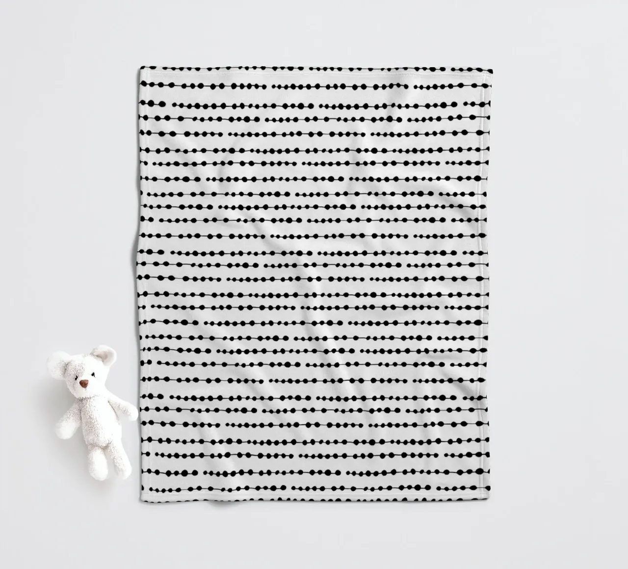 Black And White No 18 coperta in pile da treechild