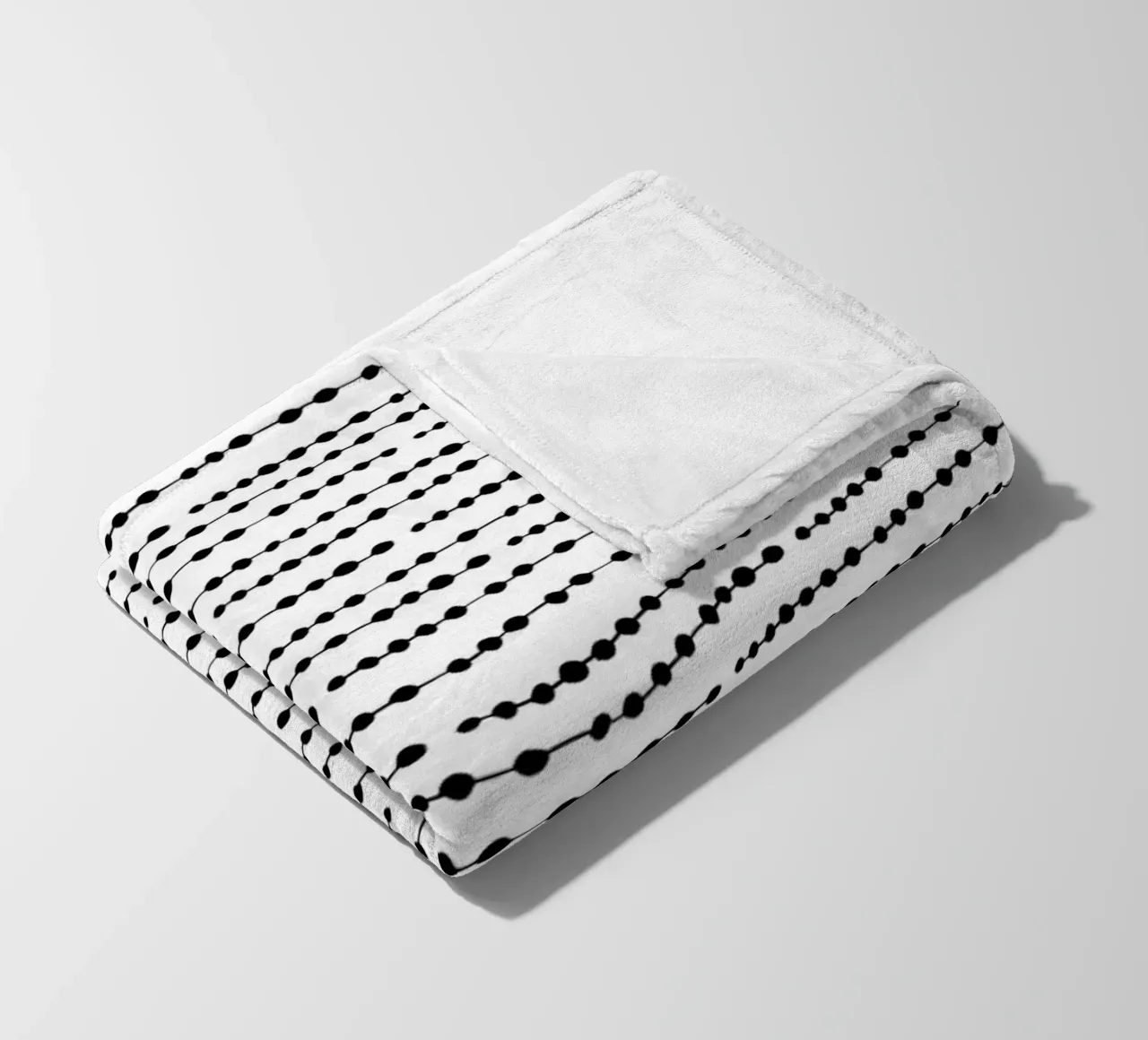 Black And White No 18 coperta in pile da treechild