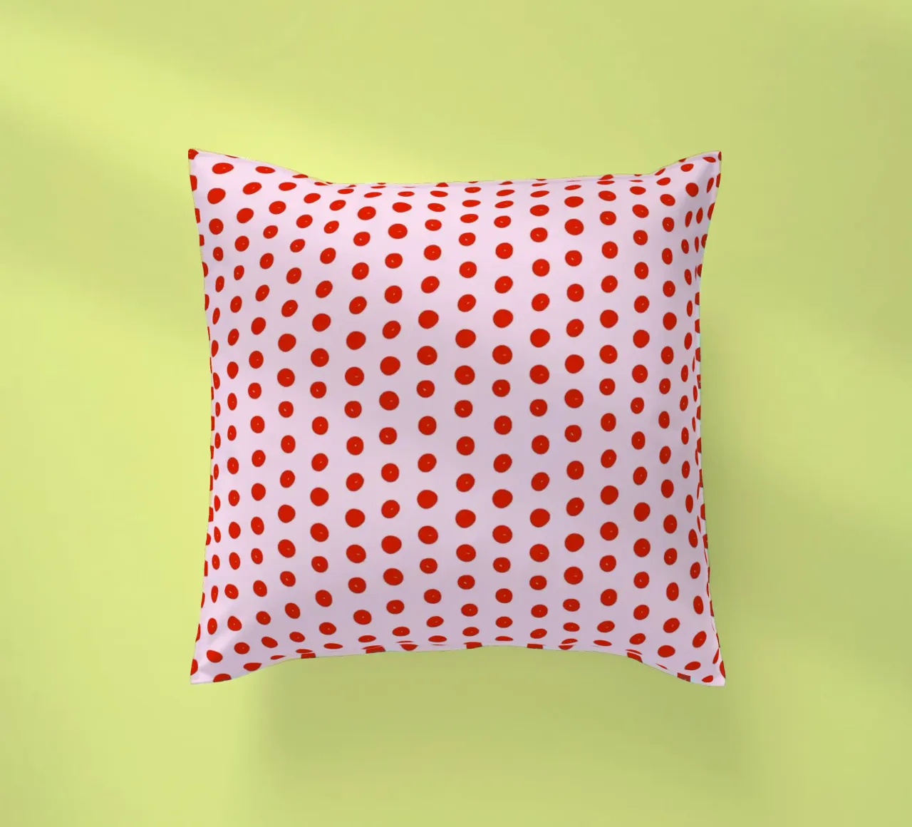 Red Dot Pattern Kissen von treechild