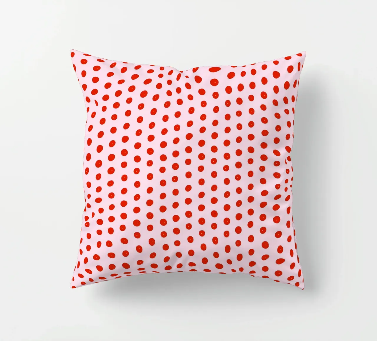 Red Dot Pattern cuscino da treechild