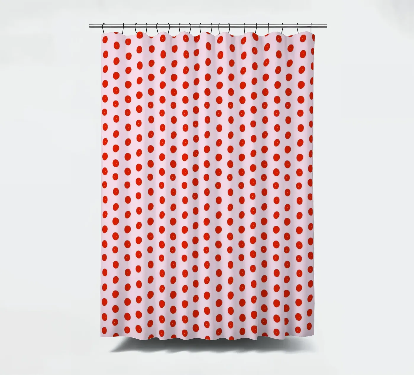 Red Dot Pattern douchegordijn van treechild