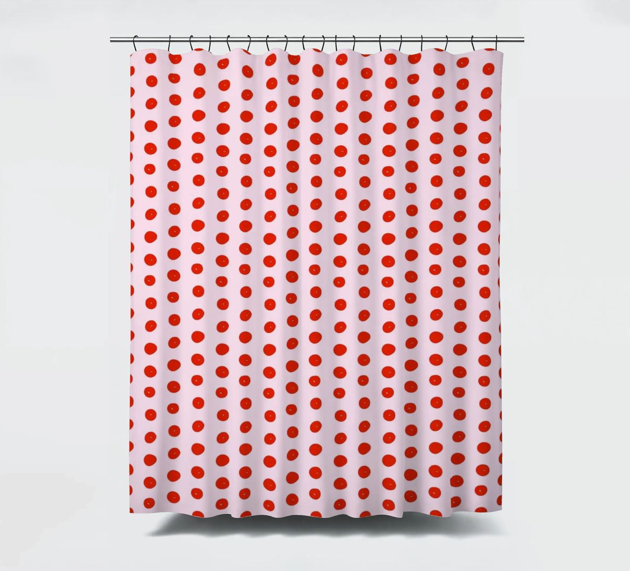 Red Dot Pattern tenda da doccia da treechild