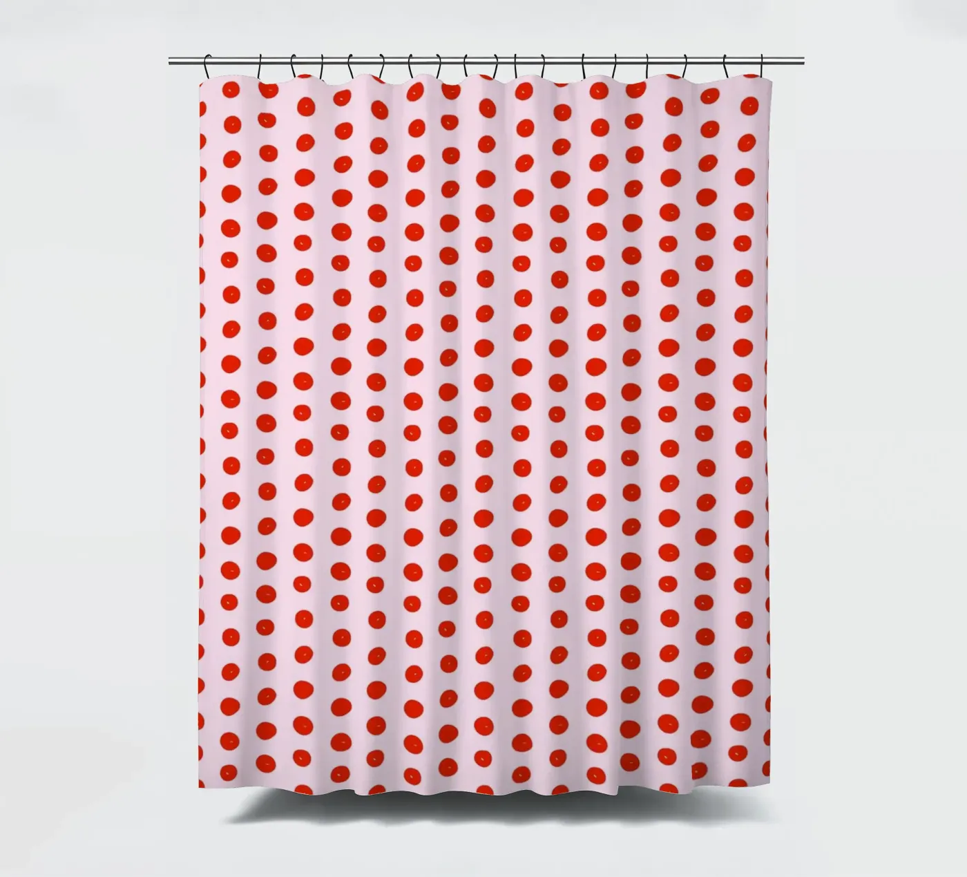 Red Dot Pattern douchegordijn van treechild