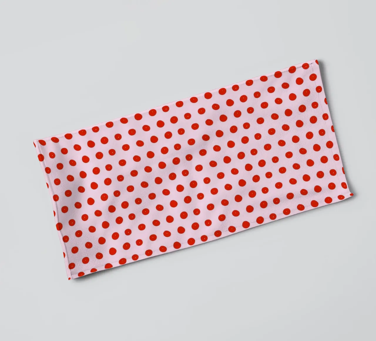 Red Dot Pattern asciugamano da bagno da treechild