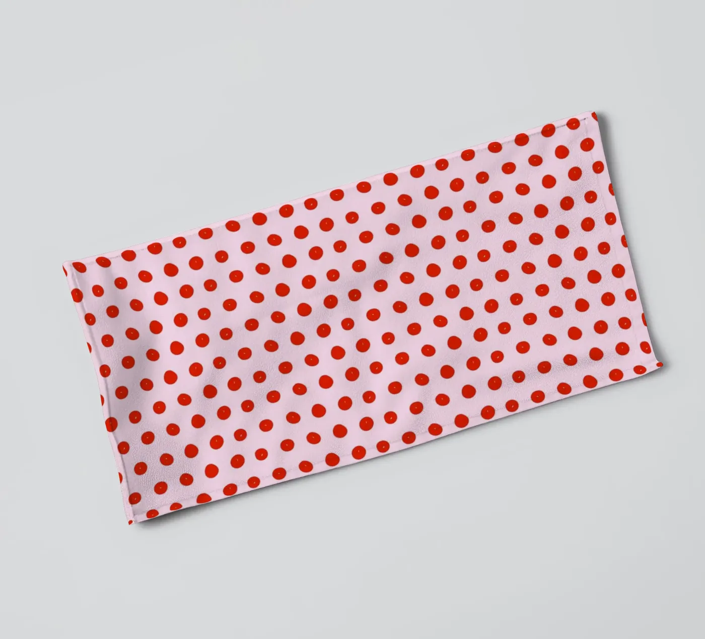 Red Dot Pattern Handtuch von treechild