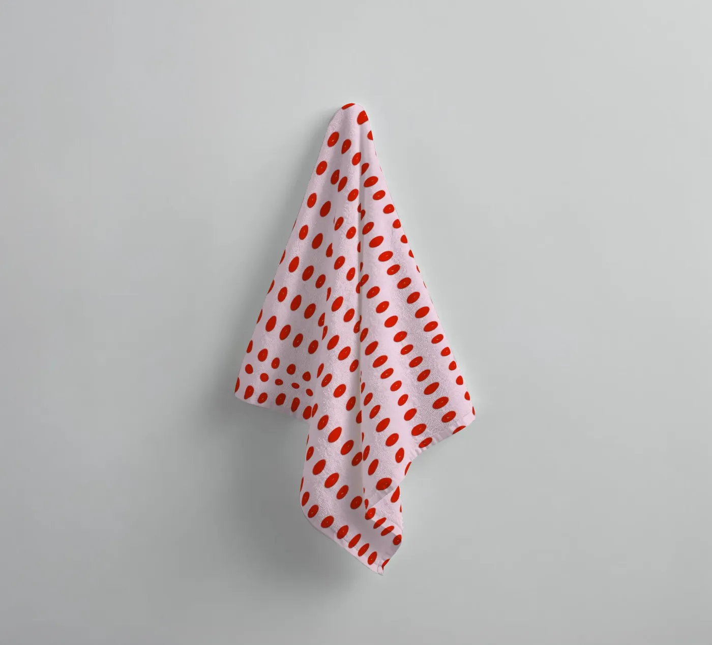 Red Dot Pattern badhanddoek van treechild