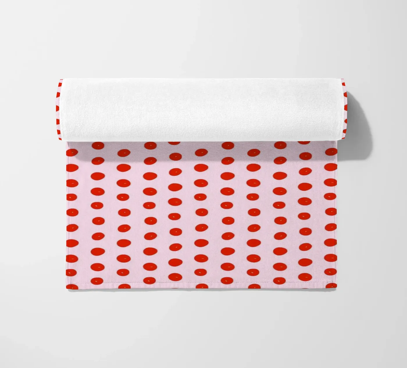 Red Dot Pattern telo mare da treechild