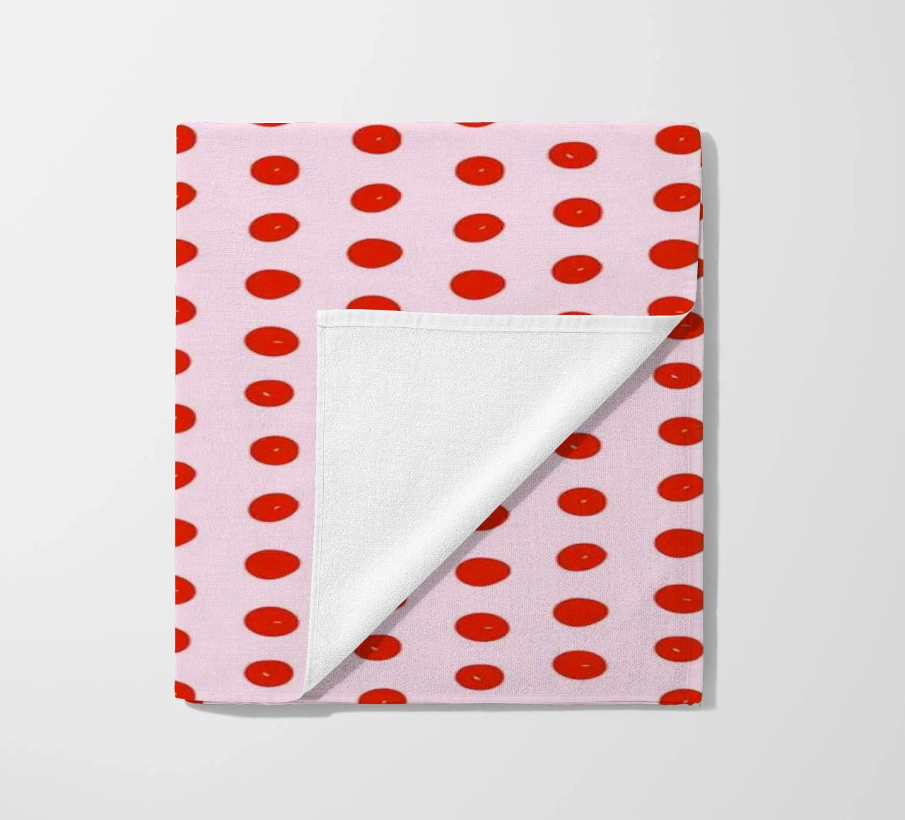 Red Dot Pattern telo mare da treechild