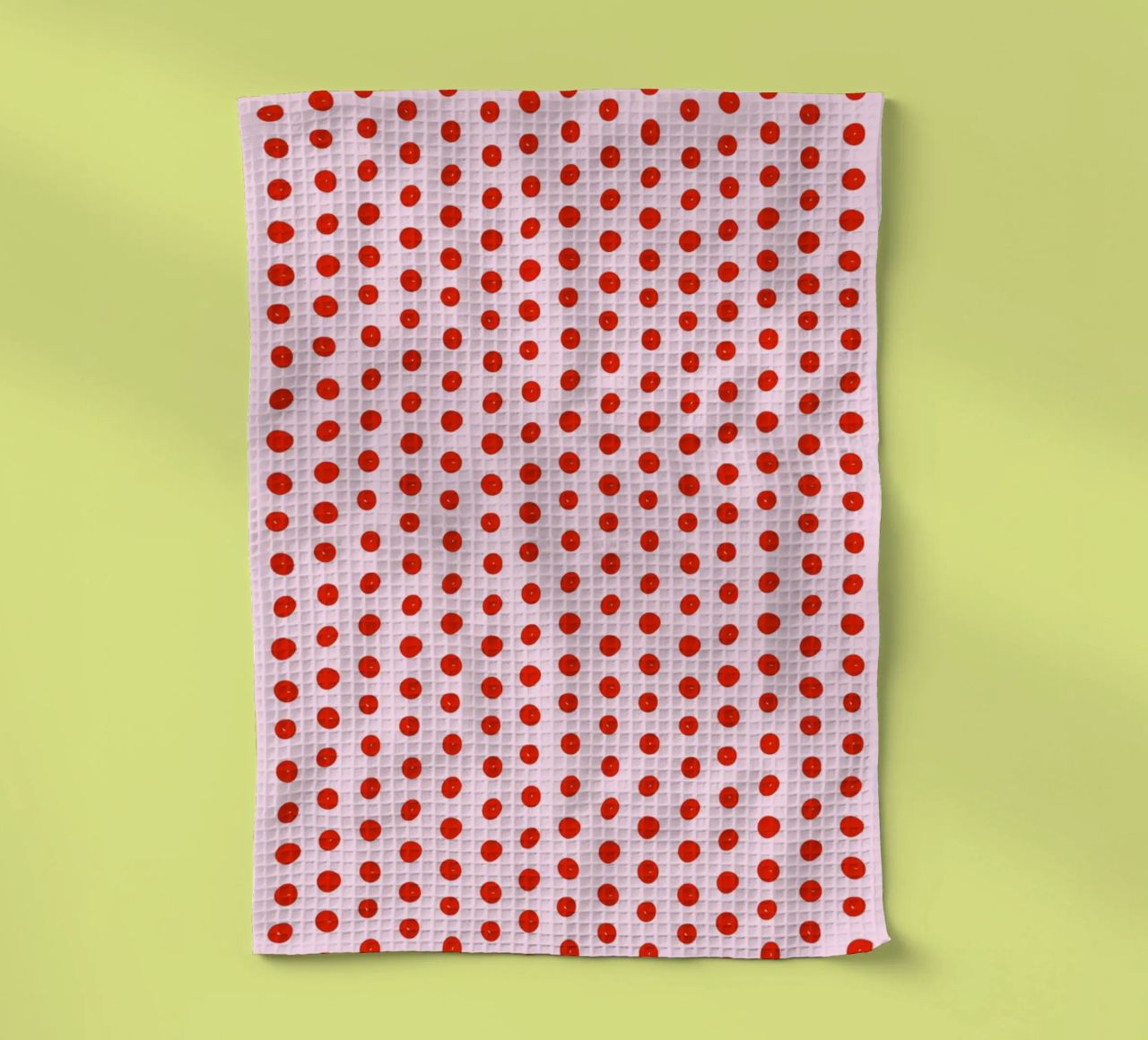 Red Dot Pattern canovaccio da cucina da treechild