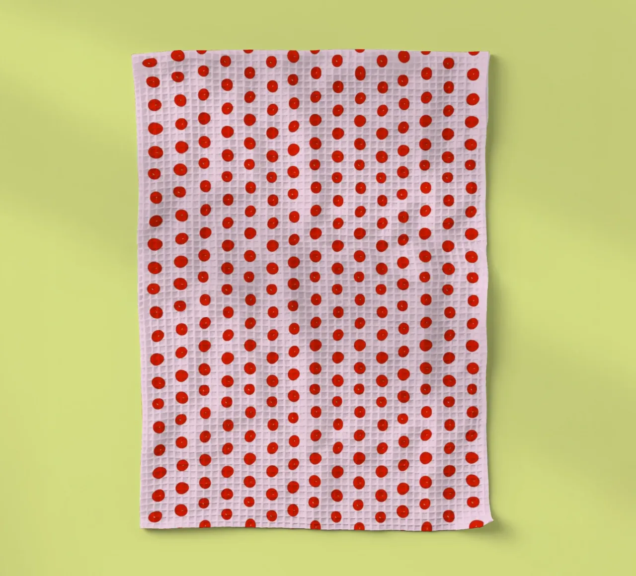 Red Dot Pattern paño de cocina de treechild
