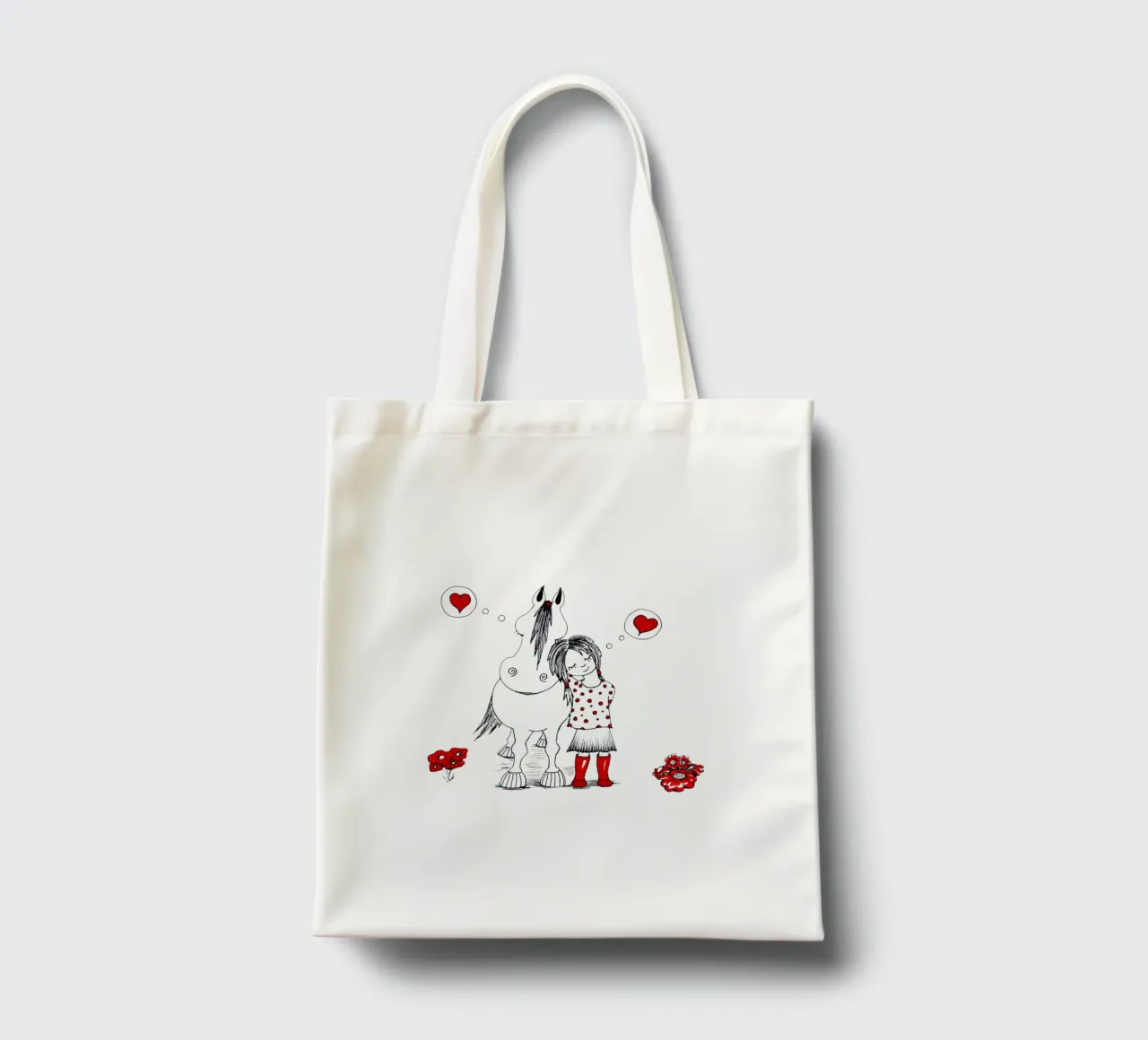 Pferdemädchen tote bag de Pferdemädchen