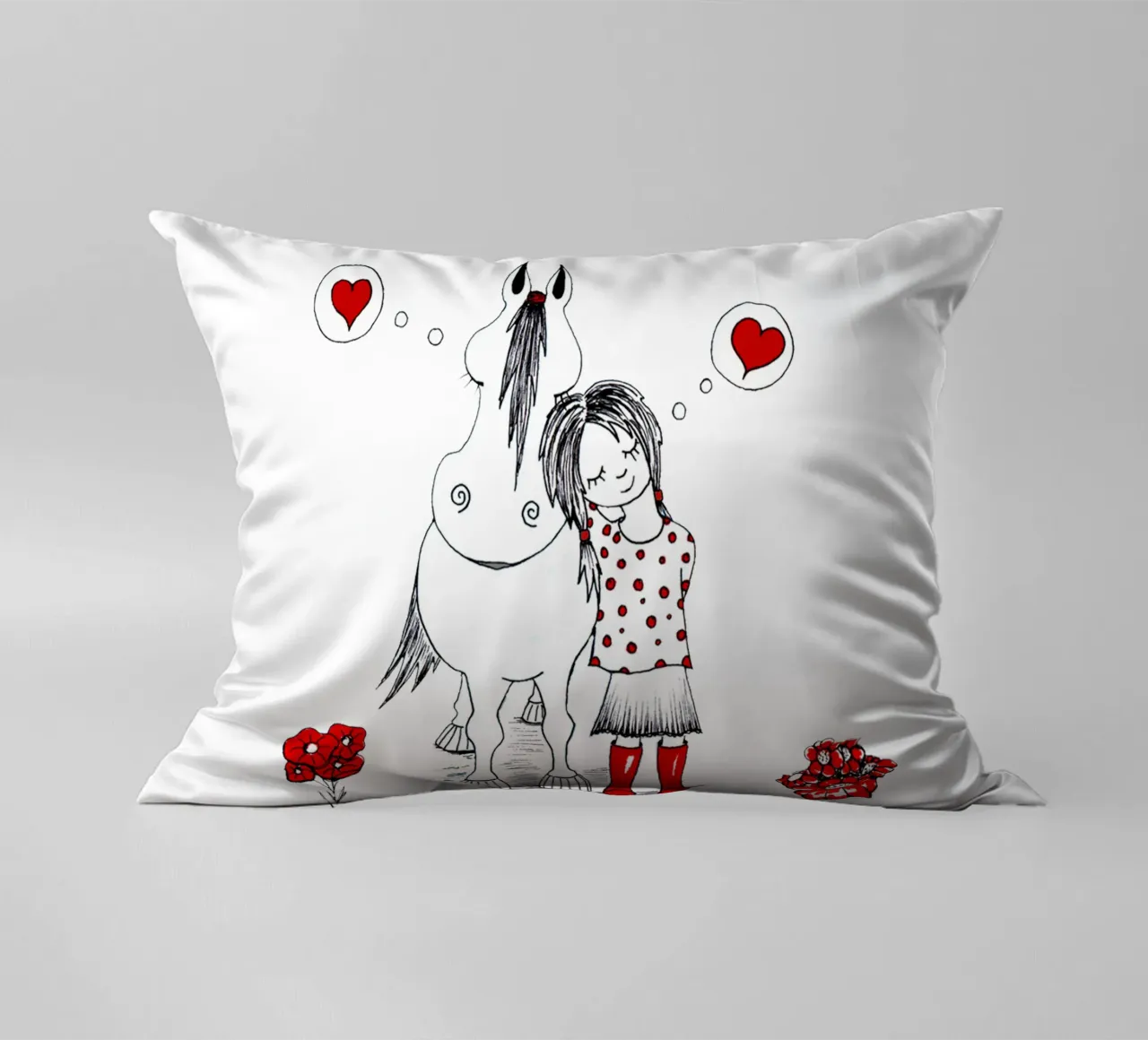 Pferdemädchen cuscino da Pferdemädchen