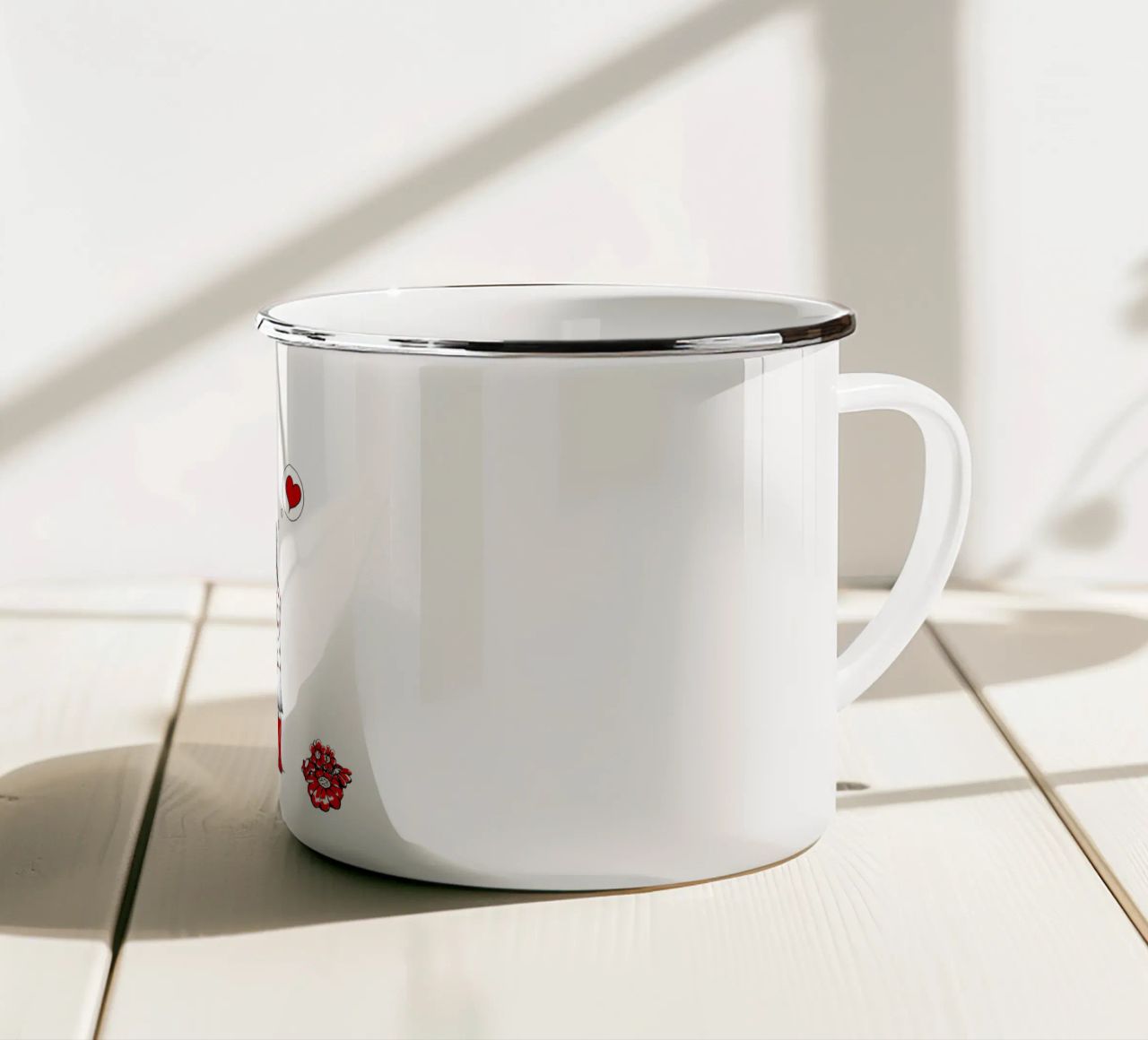 Pferdemädchen tazza in smalto da Pferdemädchen